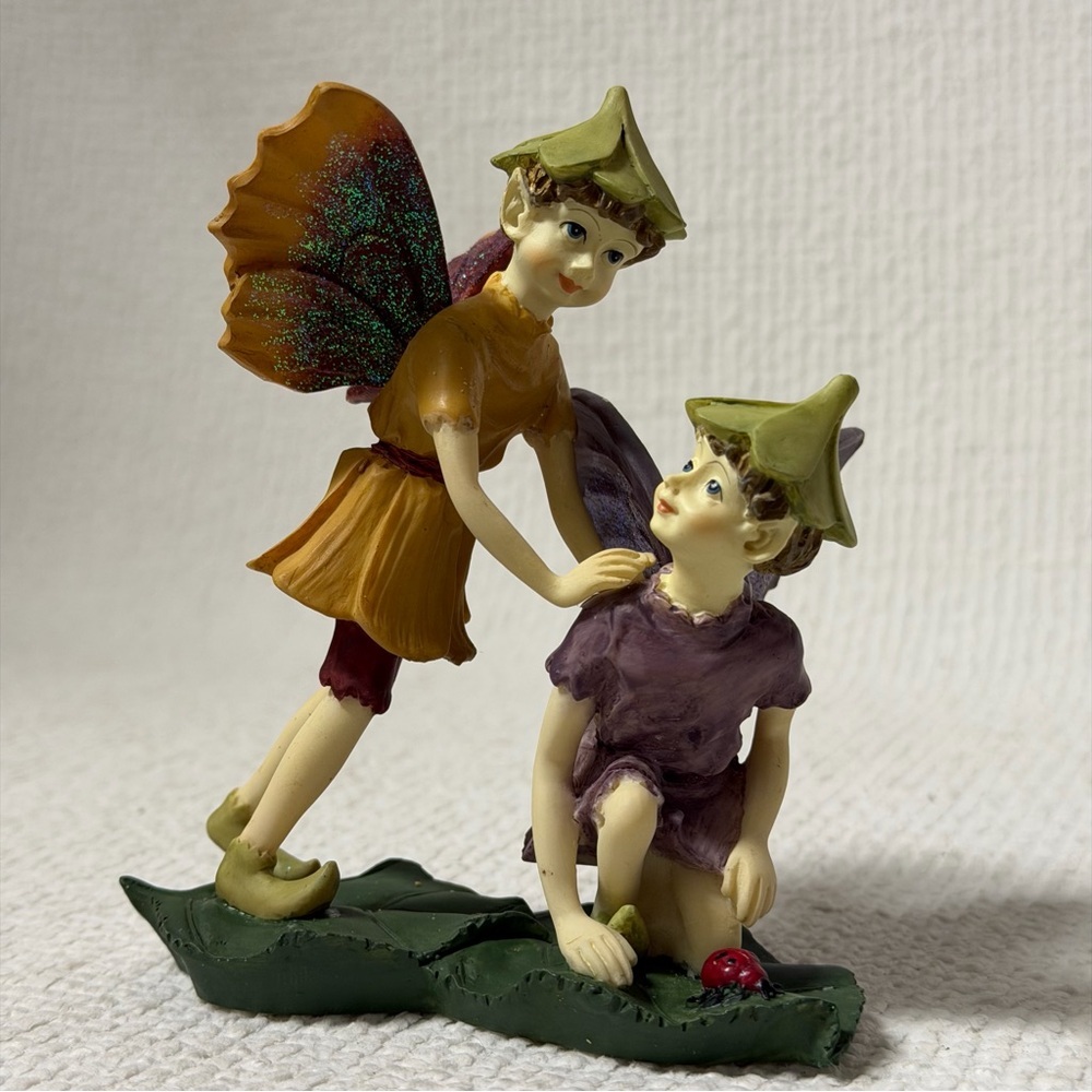 The Fairy Collection by Dezine Chance Encounter #5561, boy fairies, 2 friends - Picture 2 of 7